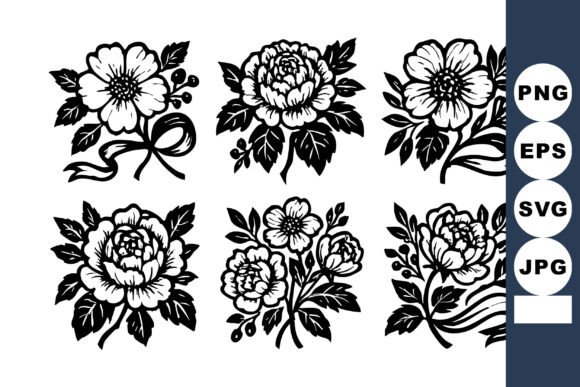 Black and White Vintage Floral Vector De Graphics Review