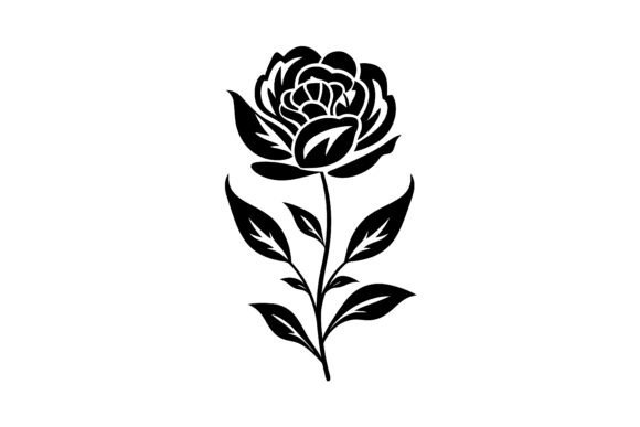 Decorative Floral Silhouette SVG Graphics & Illustrations Review