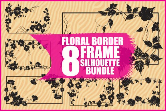 Elegant Floral Frame Collection Graphics and Illustrations Review