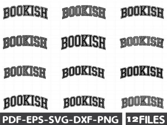 Floral Bookish SVG, Bookworm Book Lover Graphics & Illustrations