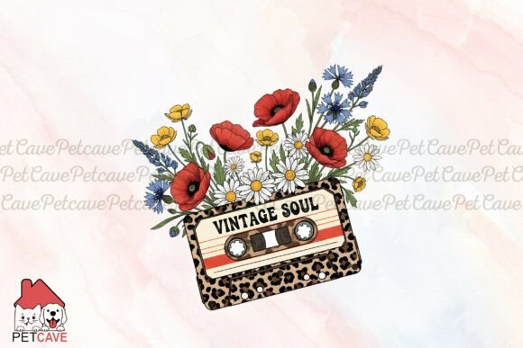 Floral Cassette Tape Png Review for Real Embroidery