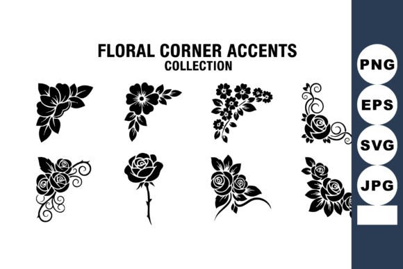 Floral Corner Accents Collection with Va: A Graphics & Illustrations Review