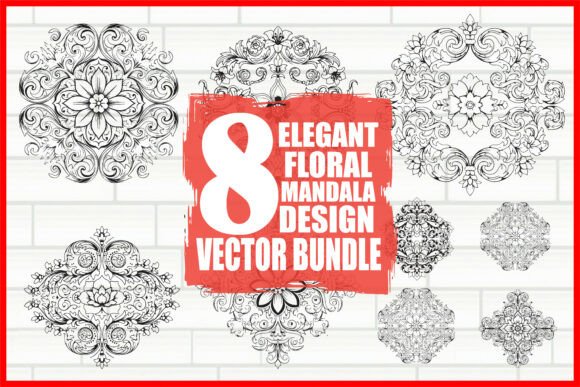Floral Mandala Vector Bundle: A Review for Graphics and Illustrations Sellers