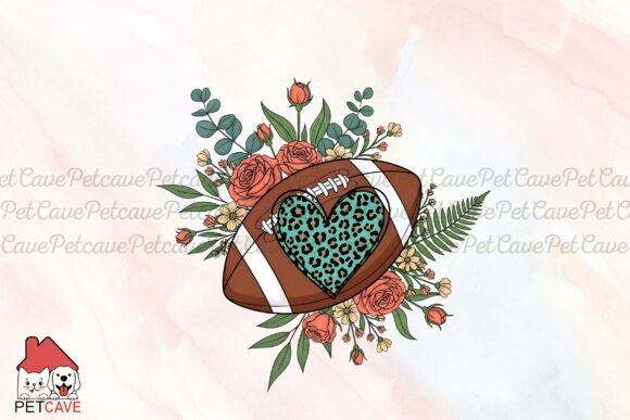 Football Floral Heart Png: A Designer's Review of Graphics and Illustrations