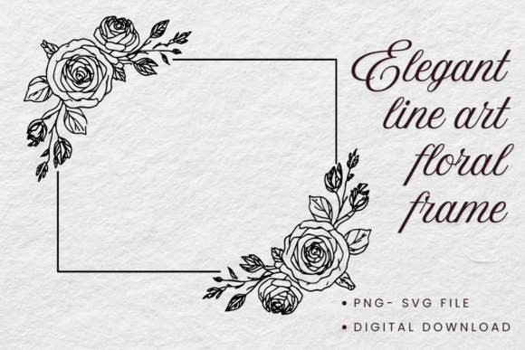 Minimal Line Art Floral Borders: A Designer's Review