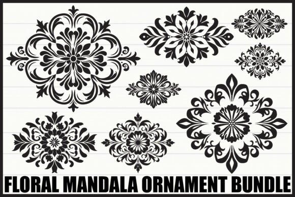 Ornamental Floral Mandala Pack: Graphics & Illustrations for Local Brands