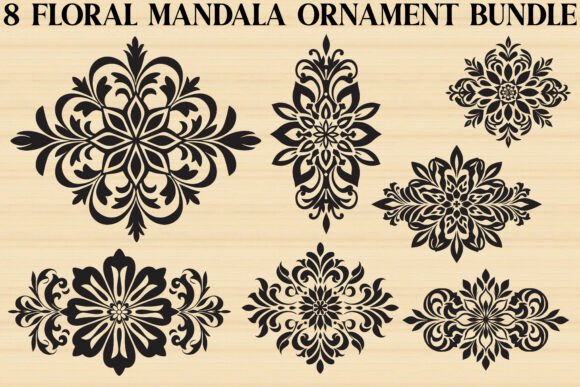Ornamental Mandala Floral Elements: A Seller's Review of Graphics and Illustrations